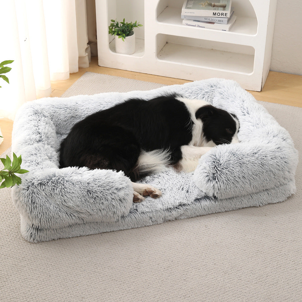 Plush Round Pet Bed (Comfy)
