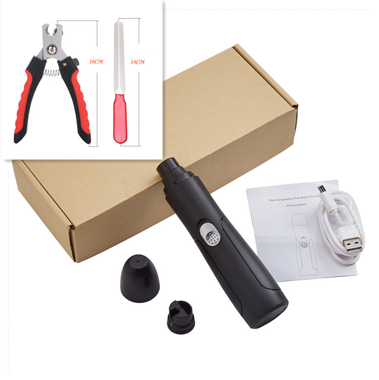 Pet Automatic Nail Grinder Rechargeable USB  Animal Clipper