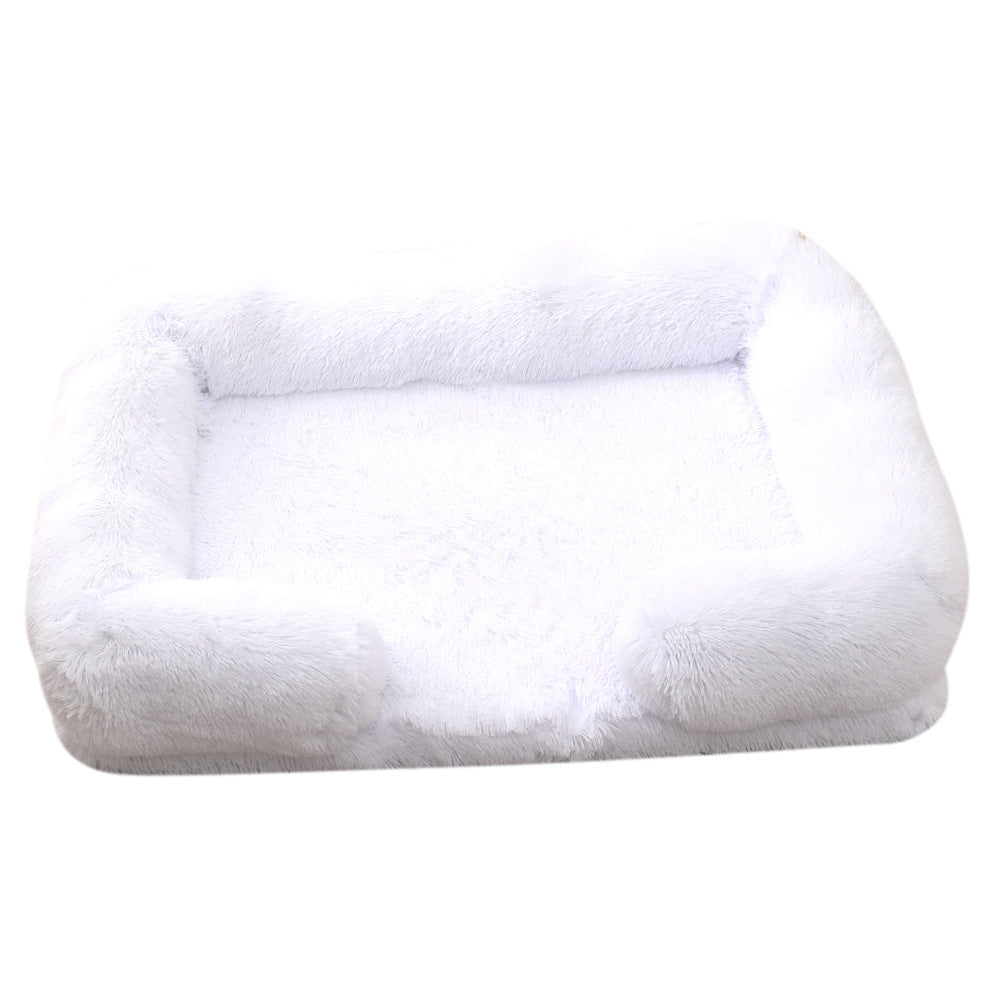 Plush Round Pet Bed (Comfy)