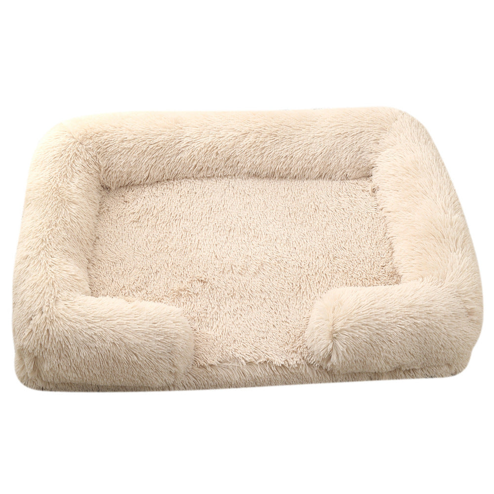 Plush Round Pet Bed (Comfy)