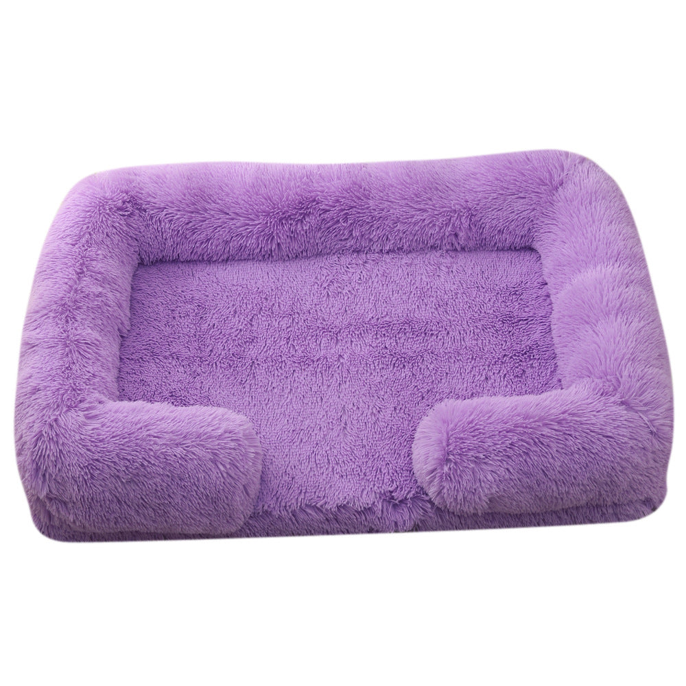 Plush Round Pet Bed (Comfy)