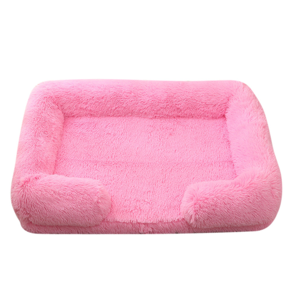 Plush Round Pet Bed (Comfy)