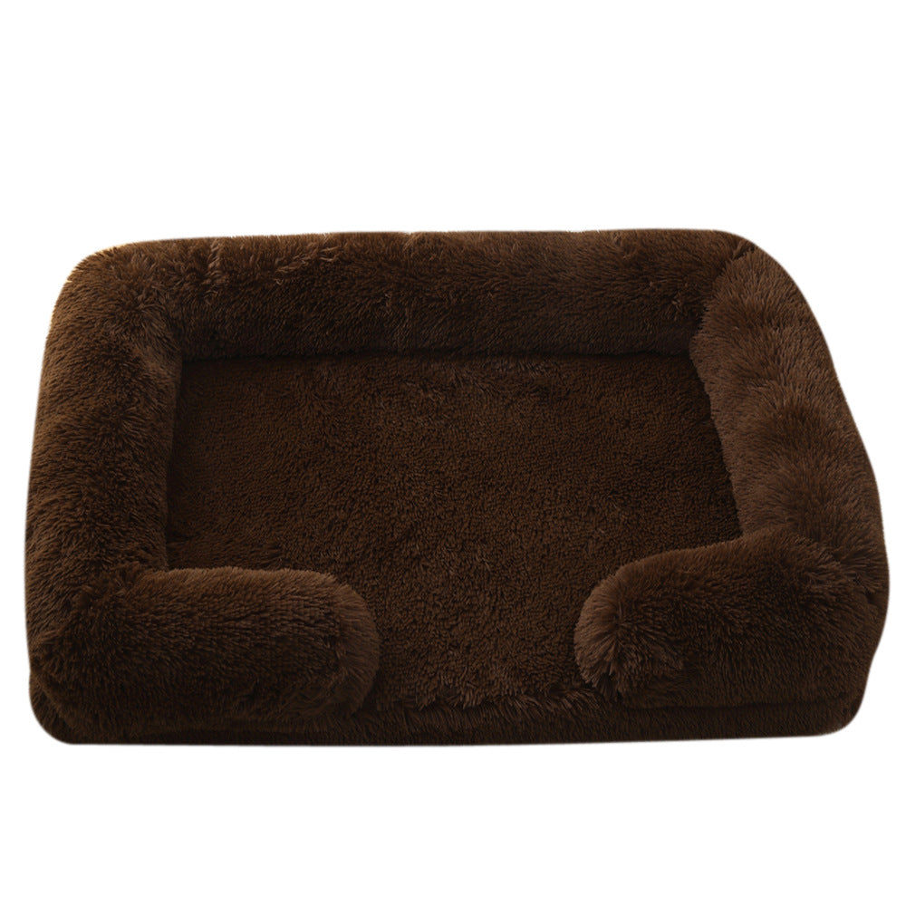 Plush Round Pet Bed (Comfy)