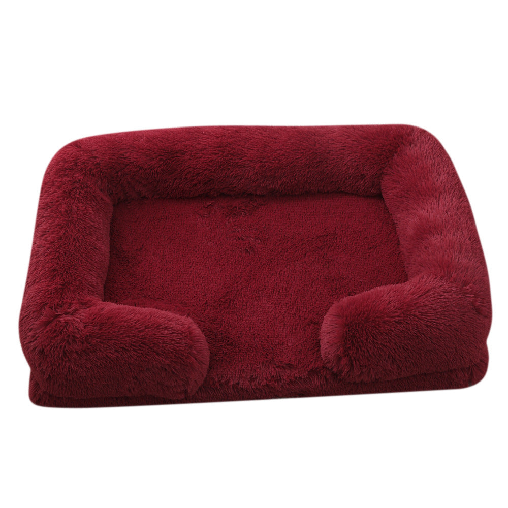 Plush Round Pet Bed (Comfy)