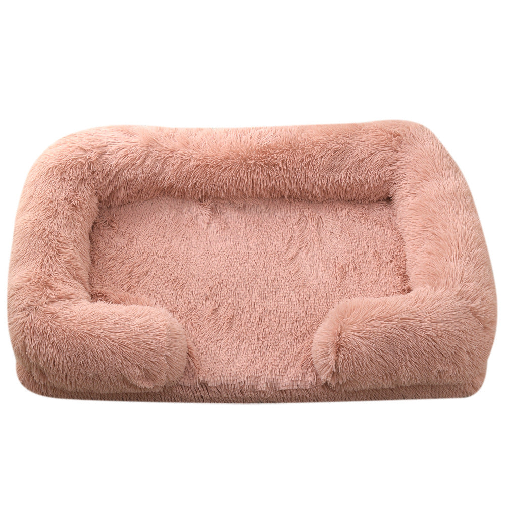 Plush Round Pet Bed (Comfy)