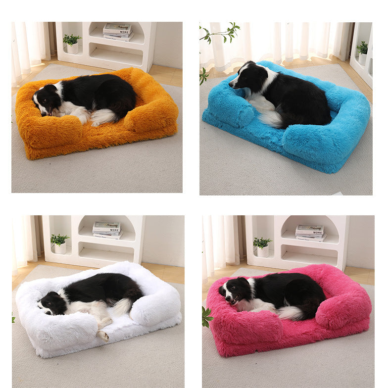 Plush Round Pet Bed (Comfy)